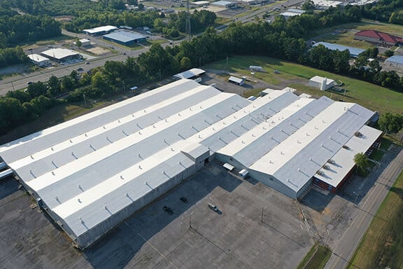 Industrial facility roofing